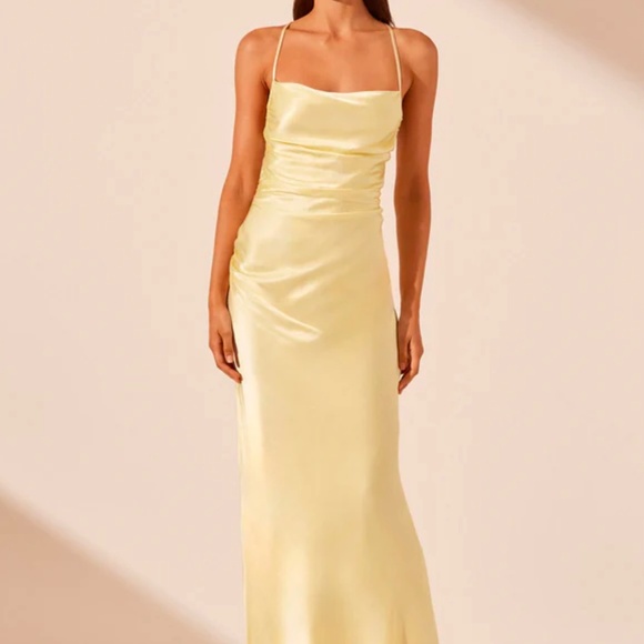 Shona Joy Yellow Wedding Dress - Picture 13 of 16